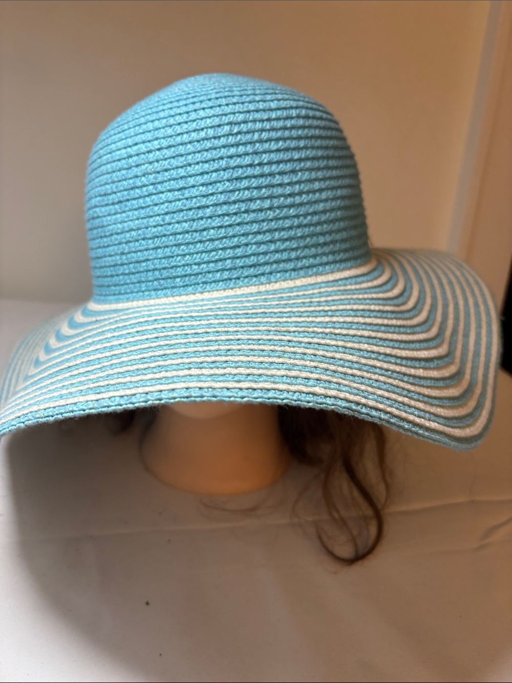 Cruise Club Blue and White Paper Hat One Size